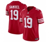 Men's San Francisco 49ers #19 Deebo Samuel Red 2023 F.U.S.E. Vapor Untouchable Limited Stitched Football Jersey