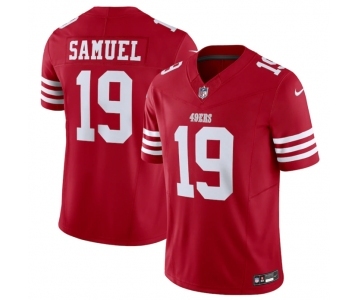 Men's San Francisco 49ers #19 Deebo Samuel Red 2023 F.U.S.E. Vapor Untouchable Limited Stitched Football Jersey