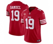 Men's San Francisco 49ers #19 Deebo Samuel Red 2023 F.U.S.E. With 1-Star C Patch Vapor Untouchable Limited Football Stitched Jersey