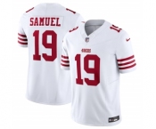 Men's San Francisco 49ers #19 Deebo Samuel White 2023 F.U.S.E. Vapor Untouchable Limited Stitched Football Jersey