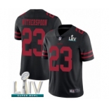 Men's San Francisco 49ers #23 Ahkello Witherspoon Black Alternate Vapor Untouchable Limited Player Super Bowl LIV Bound Football Jersey