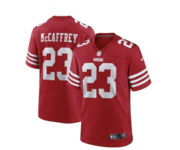 Men's San Francisco 49ers #23 Christian McCaffrey 2022 Red Vapor Untouchable Stitched Football Jersey