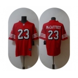 Men's San Francisco 49ers #23 Christian McCaffrey 2022 Red Vapor Untouchable Stitched Jersey