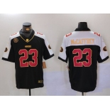 Men's San Francisco 49ers #23 Christian McCaffrey Black F.U.S.E. Mexico With Gate Bridge Patch Vapor Limited Stitched Football Jersey