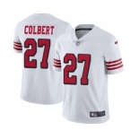 Men's San Francisco 49ers #27 Adrian Colbert Limited White Rush Vapor Untouchable Football Jersey