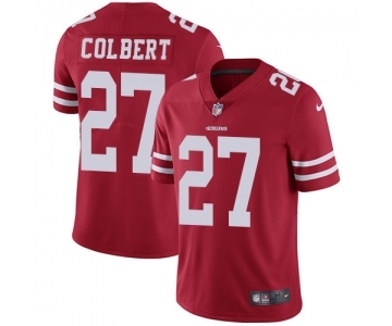 Men's San Francisco 49ers #27 Adrian Colbert Red Team Color Vapor Untouchable Limited Player Football Jersey