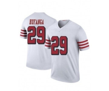 Men's San Francisco 49ers #29 Talanoa Hufanga Black 2018 Fashion Impact Black Color Rush Stitched NFL Nike Limited Jersey