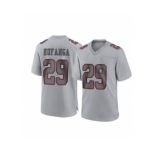 Men's San Francisco 49ers #29 Talanoa Hufanga Grey Atmosphere Fashion 2022 Vapor Untouchable Stitched Limited Jersey