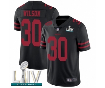 Men's San Francisco 49ers #30 Jeff Wilson Black Alternate Vapor Untouchable Limited Player Super Bowl LIV Bound Football Jersey