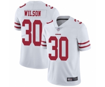 Men's San Francisco 49ers #30 Jeff Wilson White Vapor Untouchable Limited Player Football Jersey