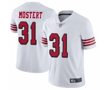 Men's San Francisco 49ers #31 Raheem Mostert Limited White Rush Vapor Untouchable Football Jersey