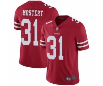 Men's San Francisco 49ers #31 Raheem Mostert Red Team Color Vapor Untouchable Limited Player Football Jersey