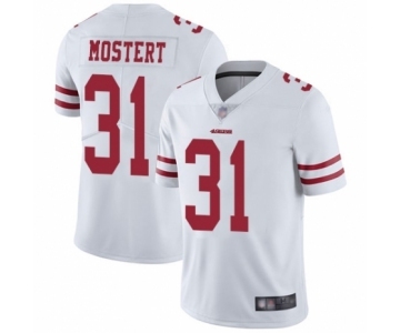 Men's San Francisco 49ers #31 Raheem Mostert White Vapor Untouchable Limited Player Football Jersey