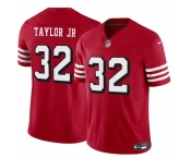 Men's San Francisco 49ers #32 Patrick Taylor Jr New Red 2024 F.U.S.E. Vapor Untouchable Limited Stitched Football Jersey