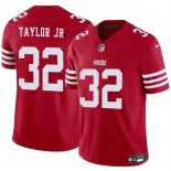 Men's San Francisco 49ers #32 Patrick Taylor Jr Red 2024 F.U.S.E. Vapor Untouchable Limited Stitched Football Jersey