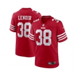 Men's San Francisco 49ers #38 Deommodore Lenoir 2022 Red Vapor Untouchable Stitched Football Jersey