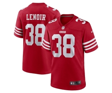 Men's San Francisco 49ers #38 Deommodore Lenoir 2022 Red Vapor Untouchable Stitched Football Jersey