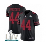 Men's San Francisco 49ers #44 Kyle Juszczyk Black Alternate Vapor Untouchable Limited Player Super Bowl LIV Bound Football Jersey