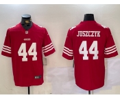 Men's San Francisco 49ers #44 Kyle Juszczyk Red Vapor Stitched Nike Limited Jersey