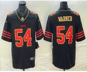 Men's San Francisco 49ers #54 Bobby Wagner White Gold Fashion Vapor Limited Stitched Jersey