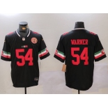 Men's San Francisco 49ers #54 Fred Warner Black F.U.S.E. Mexico With Gate Bridge Patch Vapor Limited Stitched Football Jersey