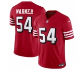 Men's San Francisco 49ers #54 Fred Warner New Red 2023 F.U.S.E. Vapor Untouchable Limited Stitched Football Jersey