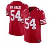 Men's San Francisco 49ers #54 Fred Warner Red 2023 F.U.S.E. Vapor Untouchable Limited Stitched Football Jersey