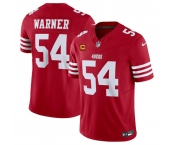 Men's San Francisco 49ers #54 Fred Warner Red 2024 F.U.S.E. With 4-Star C Patch Vapor Untouchable Limited Football Stitched Jersey