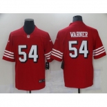 Men's San Francisco 49ers #54 Fred Warner Red Vapor Untouchable Limited Jersey