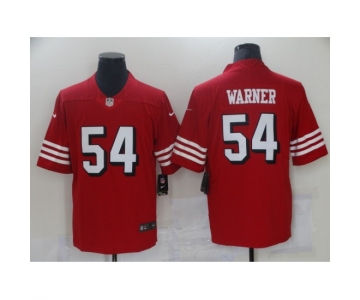 Men's San Francisco 49ers #54 Fred Warner Red Vapor Untouchable Limited Jersey