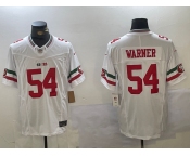 Men's San Francisco 49ers #54 Fred Warner White FUSE Mexico Vapor Limited Stitched Jersey