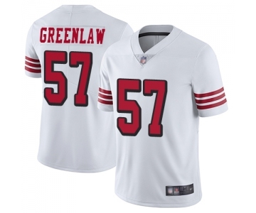 Men's San Francisco 49ers #57 Dre Greenlaw Limited White NFL Rush Vapor Untouchable Jersey