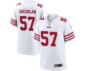 Mens San Francisco 49ers #57 Dre Greenlaw Nike White Alternate Legend Vapor Limited Jersey