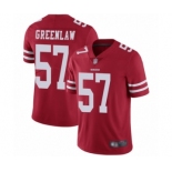 Men's San Francisco 49ers #57 Dre Greenlaw Red Team Color Vapor Untouchable Limited Player Football Jersey