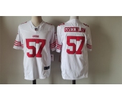 Men's San Francisco 49ers #57 Dre Greenlaw White 2024 F.U.S.E. Vapor Untouchable Limited Stitched Football Jersey