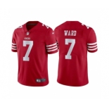 Men's San Francisco 49ers #7 Charvarius Ward Red Vapor Untouchable Limited Stitched Jersey