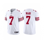 Men's San Francisco 49ers #7 Charvarius Ward White Vapor Untouchable Limited Stitched Jersey