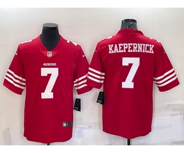 Men's San Francisco 49ers #7 Colin Kaepernick 2022 Red Vapor Untouchable Stitched Football Jersey