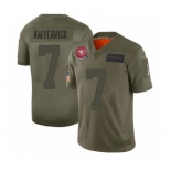 Men's San Francisco 49ers #7 Colin Kaepernick Limited Camo 2019 Salute to Service Football Jersey