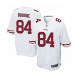 Men's San Francisco 49ers #84 Kendrick Bourne Game White Football Jersey