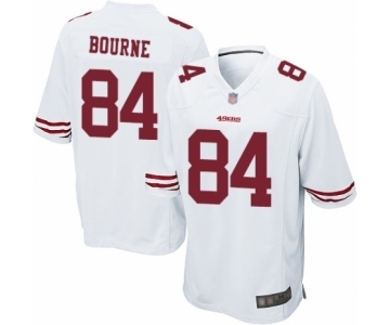 Men's San Francisco 49ers #84 Kendrick Bourne Game White Football Jersey