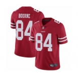 Men's San Francisco 49ers #84 Kendrick Bourne Red Team Color Vapor Untouchable Limited Player Football Jersey