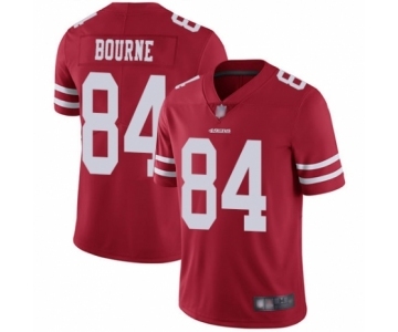 Men's San Francisco 49ers #84 Kendrick Bourne Red Team Color Vapor Untouchable Limited Player Football Jersey