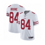 Men's San Francisco 49ers #84 Kendrick Bourne White Vapor Untouchable Limited Player Football Jersey