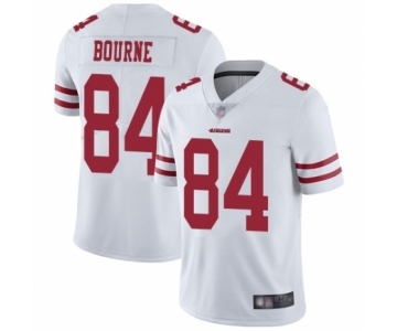 Men's San Francisco 49ers #84 Kendrick Bourne White Vapor Untouchable Limited Player Football Jersey