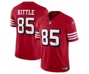 Men's San Francisco 49ers #85 George Kittle New Red 2023 F.U.S.E. Vapor Untouchable Limited Stitched Football Jersey