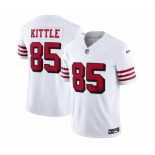 Men's San Francisco 49ers #85 George Kittle New White 2023 F.U.S.E. Vapor Untouchable Limited Stitched Football Jersey