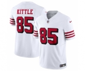 Men's San Francisco 49ers #85 George Kittle New White 2023 F.U.S.E. Vapor Untouchable Limited Stitched Football Jersey