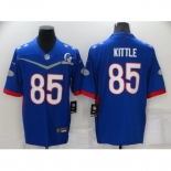 Men's San Francisco 49ers #85 George Kittle Nike Royal 2022 NFC Pro Bowl Limited Player Jersey