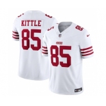 Men's San Francisco 49ers #85 George Kittle White 2023 F.U.S.E. Vapor Untouchable Limited Stitched Football Jersey